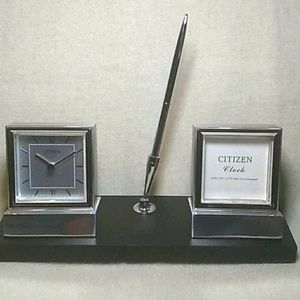 NWT CITIZEN SET CLOCK, PEN, AND PHOTO FRAME